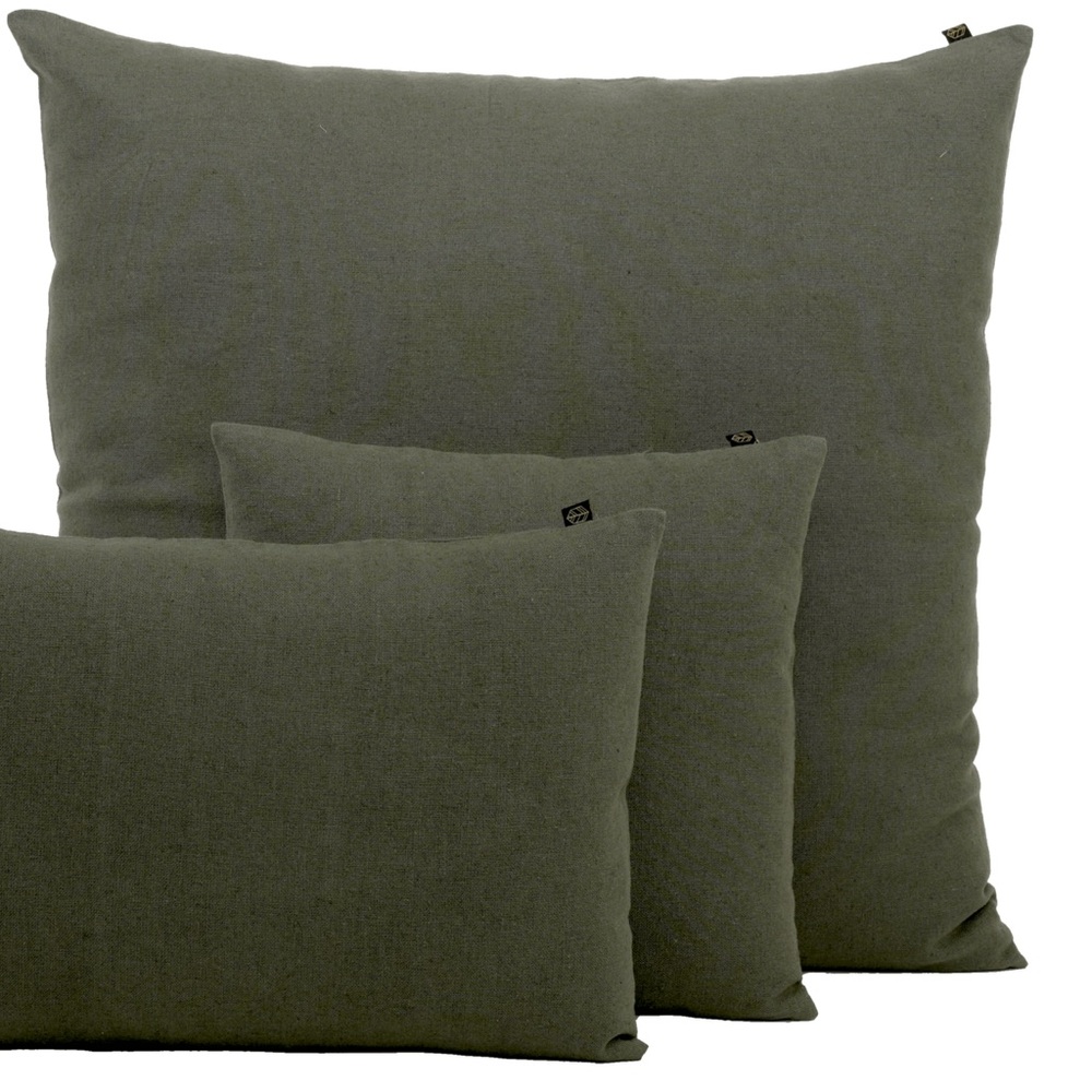 New HAOMY HARMONY wash linen cotton pillow sham green 31” Natural European Flax